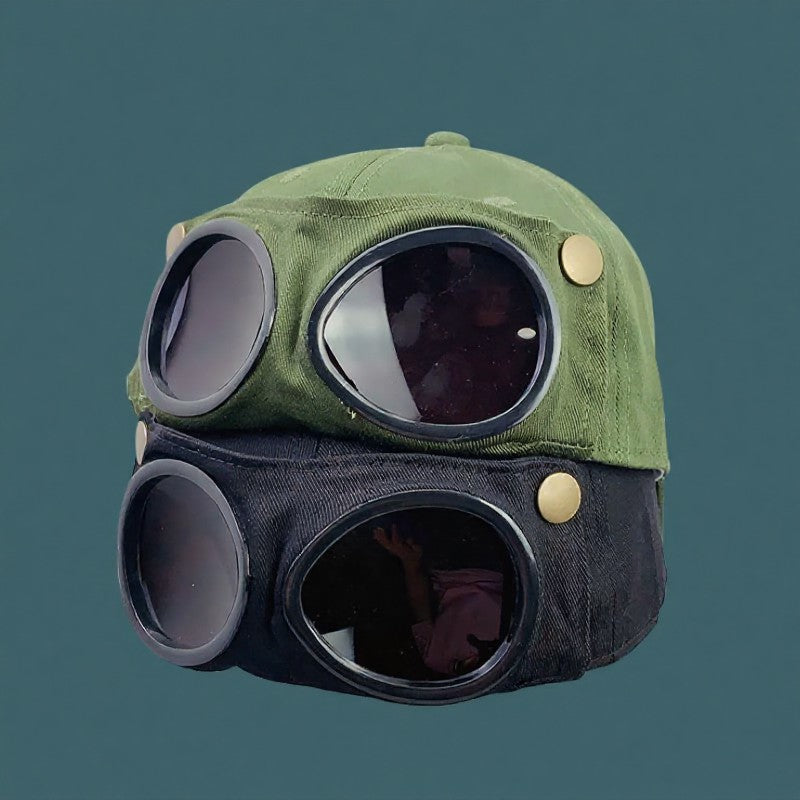 Plusock Vintage Goggle Streetwear Style Hat - image 7