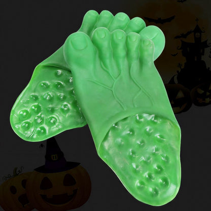 Plusock Halloween Yeti  Bigfoot Slippers - Green - EU36-42(US3-8.5) - image 5