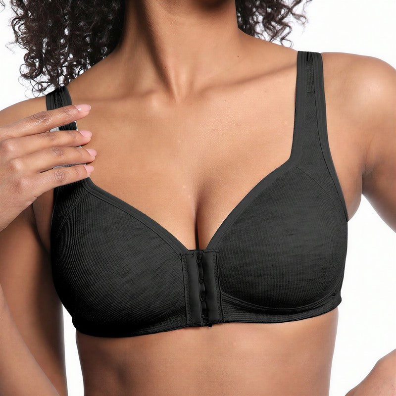 Plusock Everyday Support Front Closure Wireless Bra - image 2