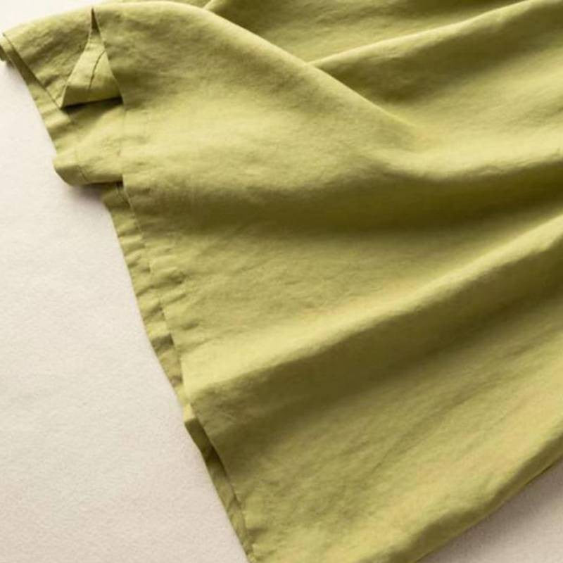 Plusock Cotton Linen Pocket Midi Dress - image 4
