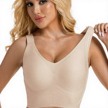 Plusock Longline Shaping Wireless Bra with 7-Row Adjustable Hooks - image 2