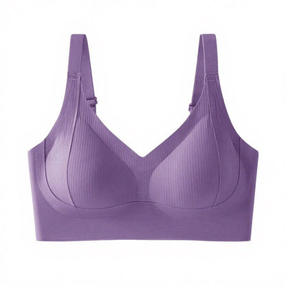 Plusock Everyday Comfort Wireless Bra - Purple - 3XL - image 10
