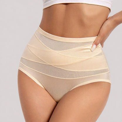 Plusock High Waist Sculpting Mesh Panty - image 6