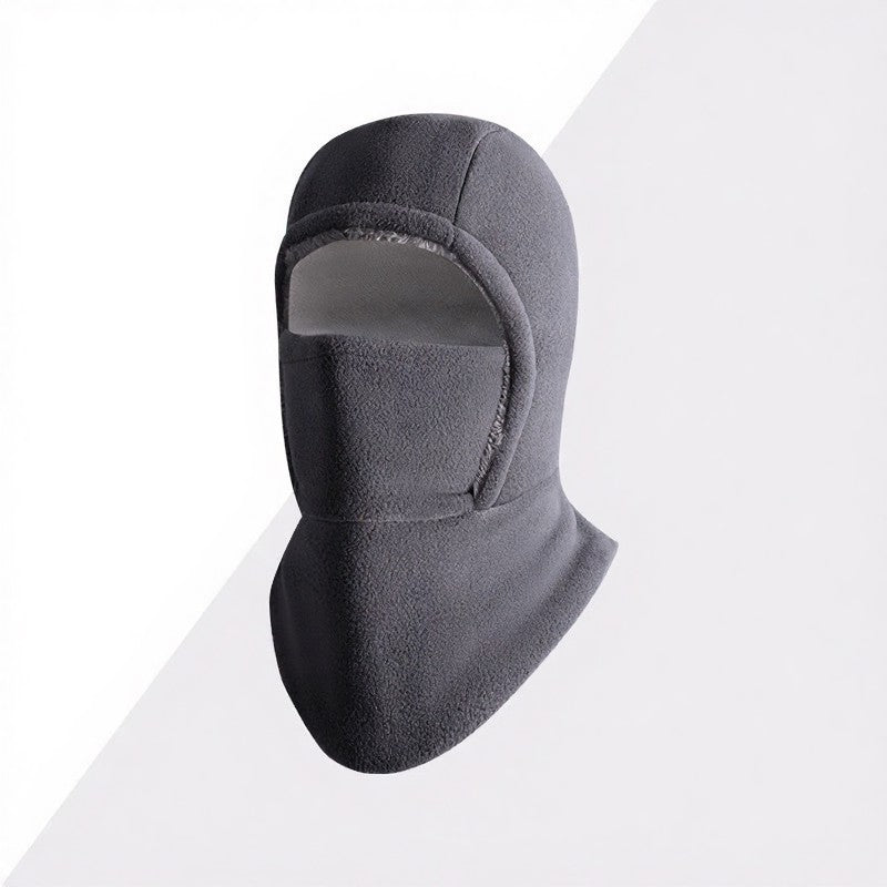 Plusock Fleece Lined Thermal Hooded Scarf - Dark Grey - One Size - image 6
