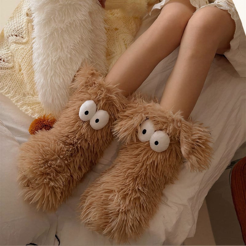Plusock Cartoon Eyes Slipper Socks - image 7