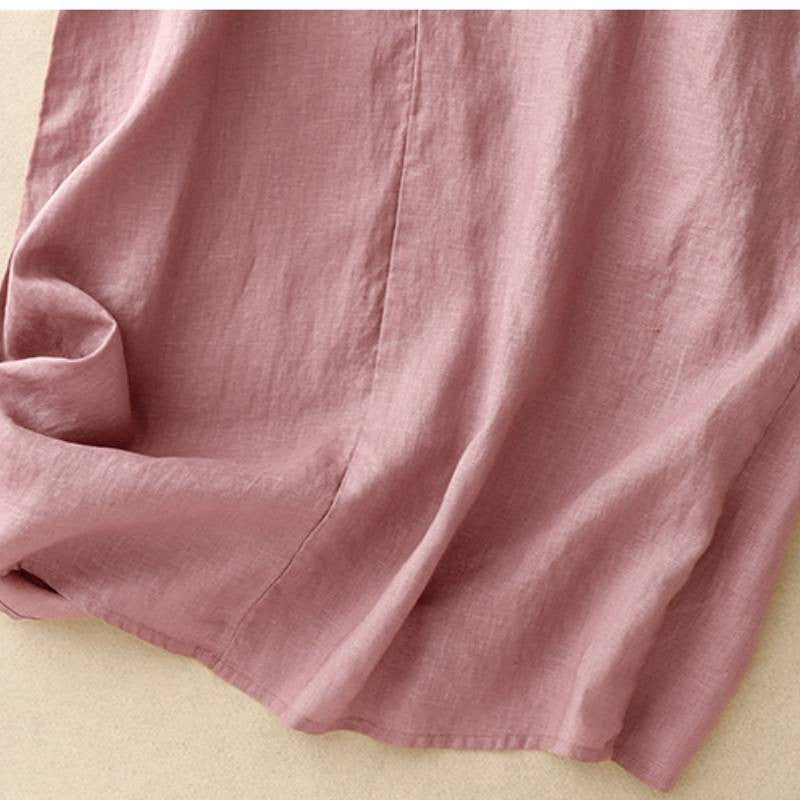 Plusock Relaxed Sleeveless Cotton Midi Dress - image 15