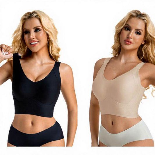 Plusock Longline Shaping Wireless Bra with 7-Row Adjustable Hooks - image 0