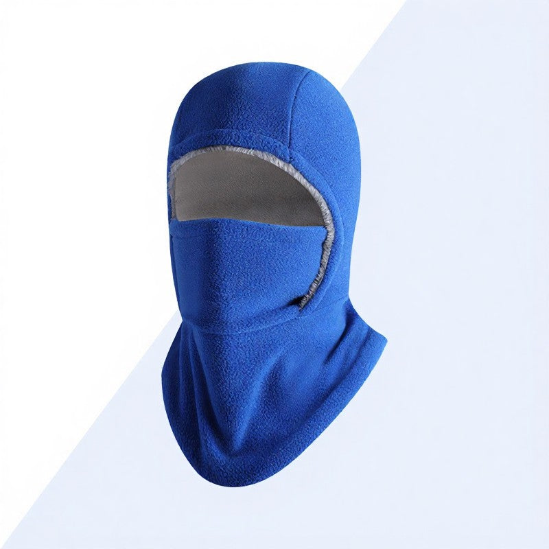 Plusock Fleece Lined Thermal Hooded Scarf - Blue - One Size - image 5
