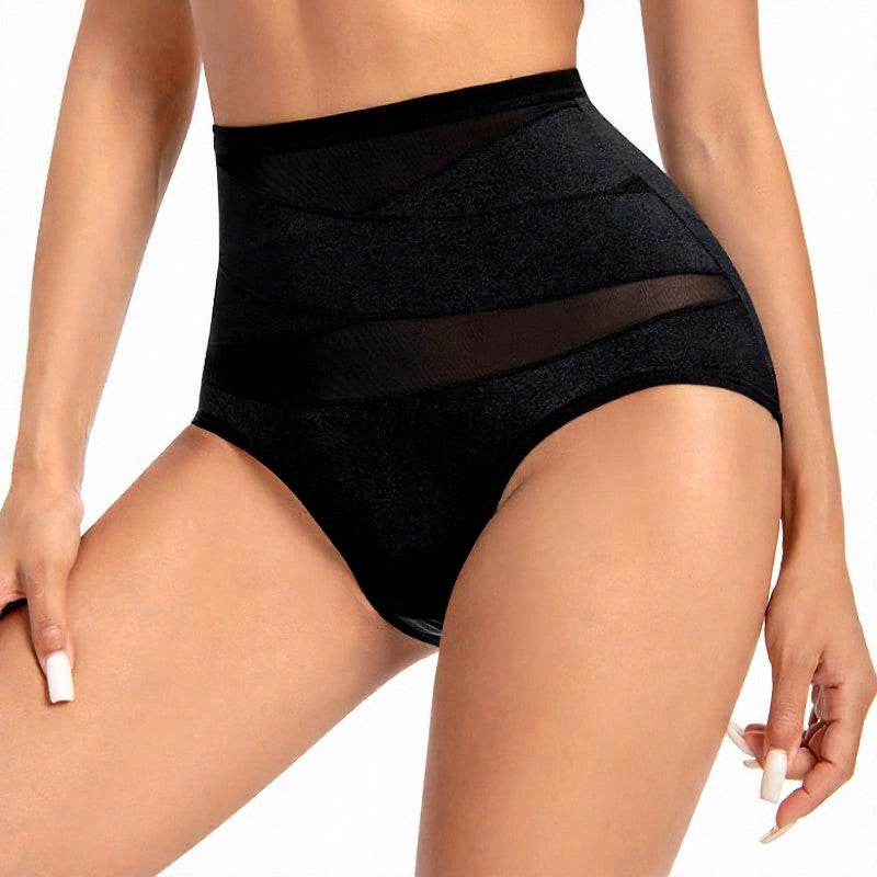Plusock High Waist Sculpting Mesh Panty - image 3