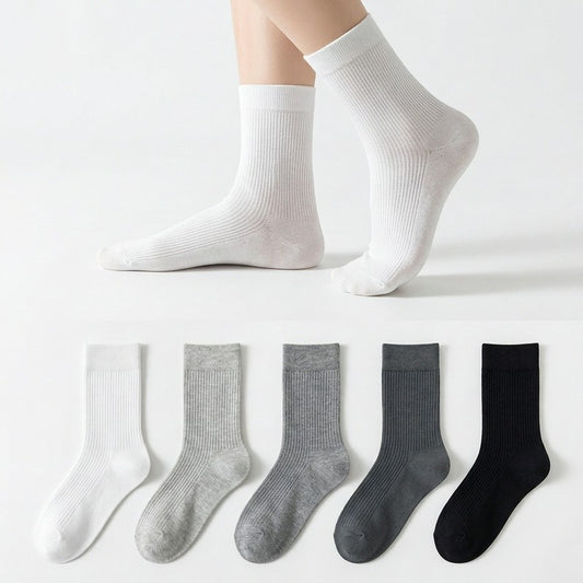 Plusock Classic Cotton Blend Quarter  Socks(5 Pairs) - image 0