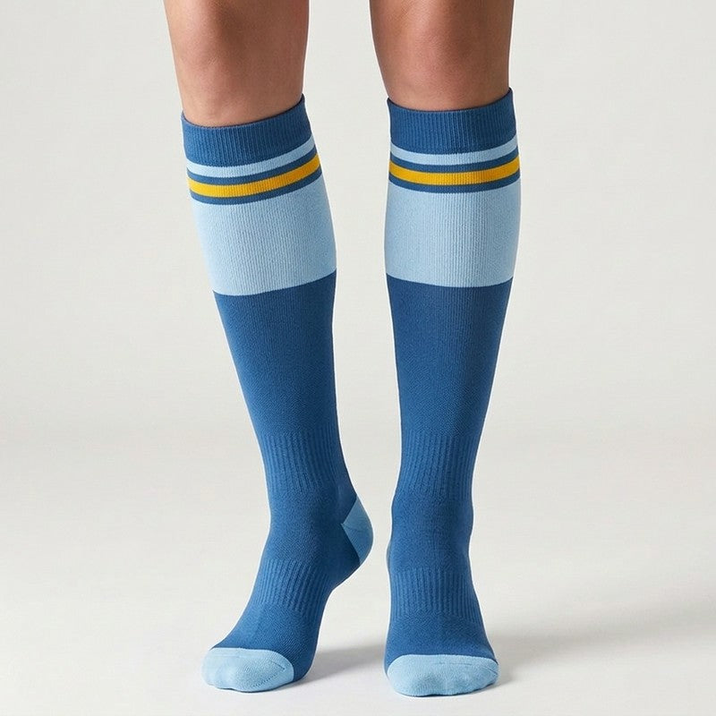 Plusock Retro Colorblock Compression Socks(4 Pairs) - image 5