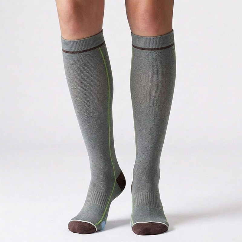 Plusock Contrast Stripe Compression Socks(3 Pairs) - image 2