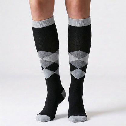 Plusock Star Moon Flower Compression Socks(3 Pairs) - image 2