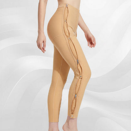 Plusock High-Waisted Adjustable Dual-Zip Shaping Pants - image 4