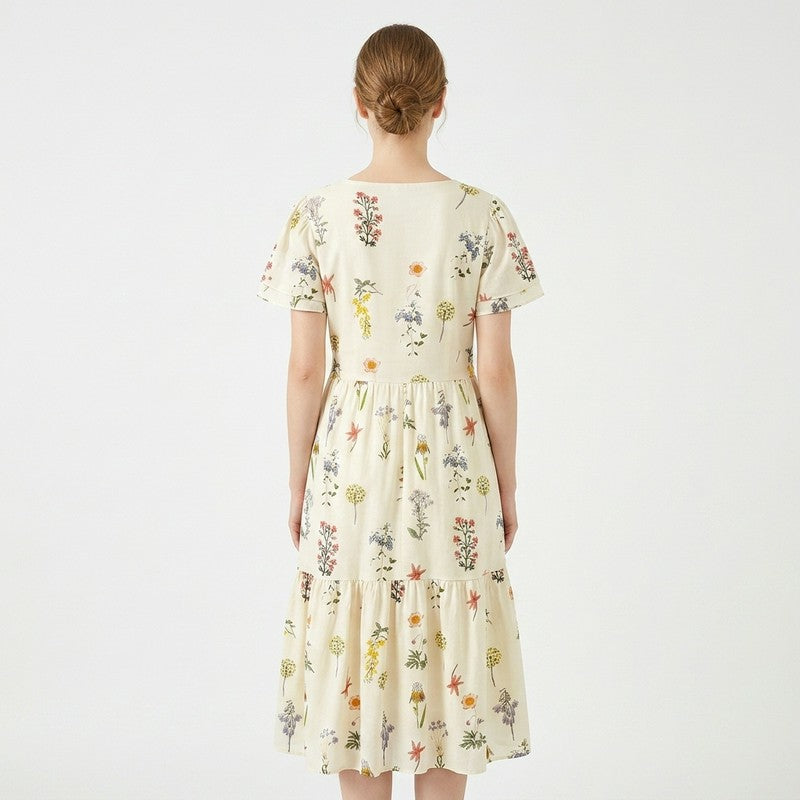 Plusock Botanical Button Front Maxi Dress - image 8