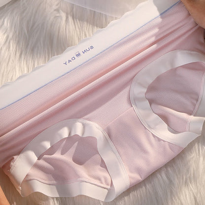 Plus Size High-Waisted Bow Tie Panty(5 Pairs)