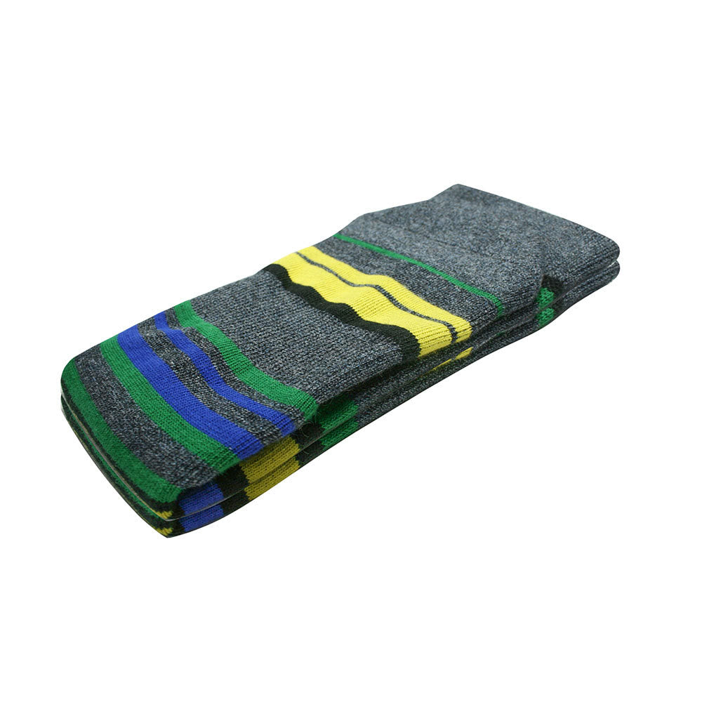 Plusock Dark Green Stripes Knee High Cushioned Socks - image 5
