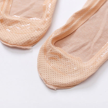 Plus Size Mesh Non Slip No Show Socks(10 Pairs)
