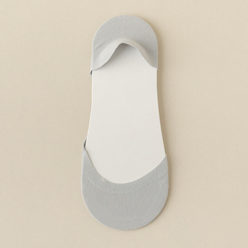 Plus Size Ultra Low No Show Socks(5 Pairs)