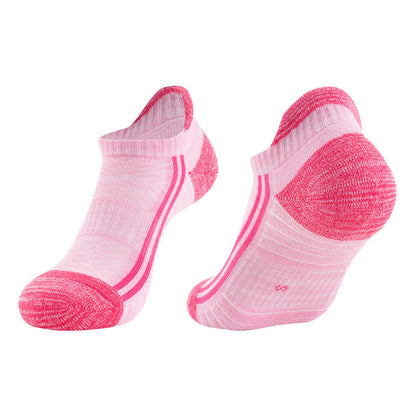 Color-Block Breathable Cotton Running Socks(6 Pairs)