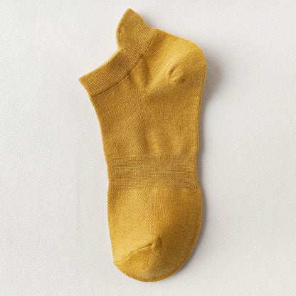 Plus Size Mesh Four Seasons Ankle Socks(10 Pairs)