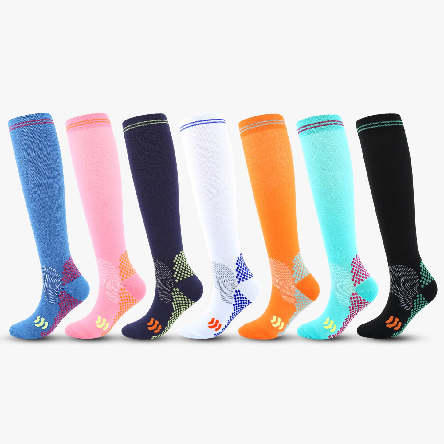 Plusock Sport Knee High Compression Socks(3 Pairs) - image 0