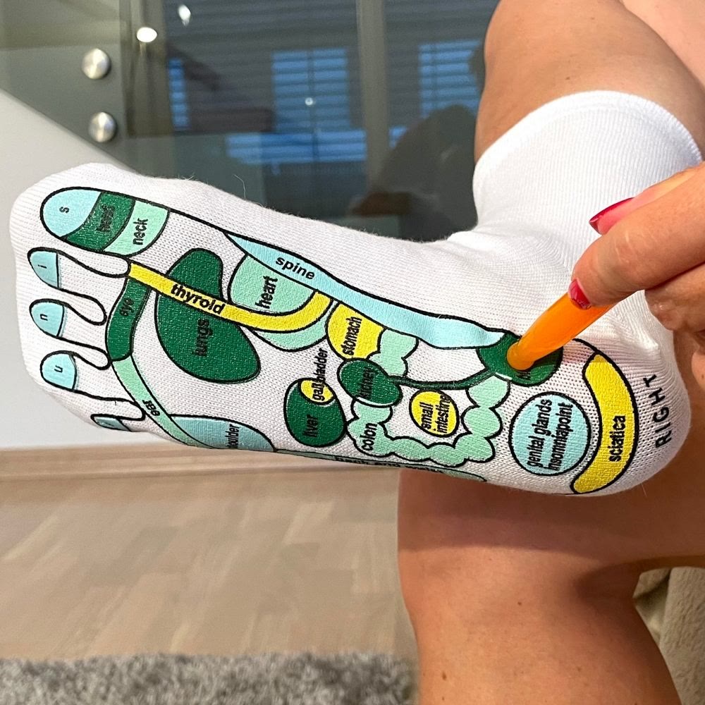 Plusock Acupressure Socks Physiotherapy Massage Relieve Tire - image 5