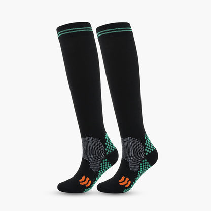 Plusock Sport Knee High Compression Socks(3 Pairs) - Black - 2XL - image 8