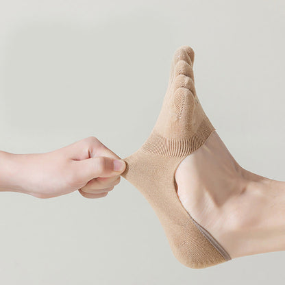 Plus Size Solid Color Alignment Socks(4 Pairs)