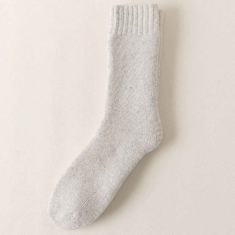 Plusock Plus Size Thickened Quarter Socks(5 Pairs) - Light Gray - EU38-45(US5-11) - image 8