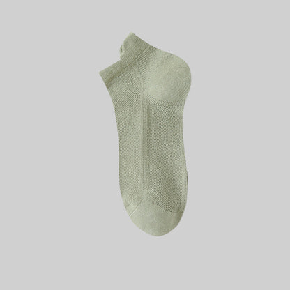 Plus Size Breathable Full Mesh Ankle Socks(7 Pairs)