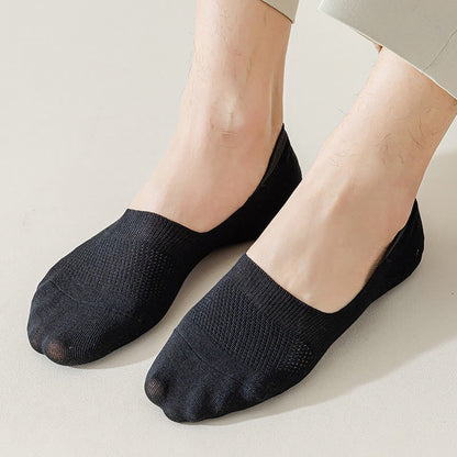 Plus Size Mesh Breathable No Show Socks(5 Pairs)