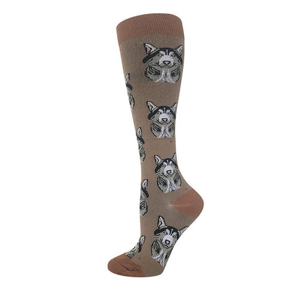 Plusock Cute Puppy Compression Socks(3 Pairs) - image 2