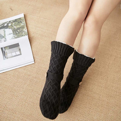 Plusock Christmas Wool Cozy Home Slipper Socks - image 9