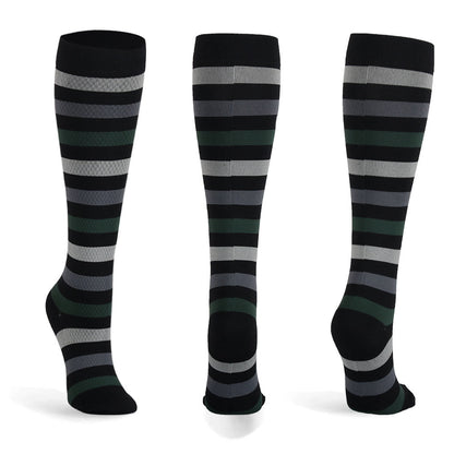 Plusock Striped Series Casual Compression Socks(6 Pairs) - image 9