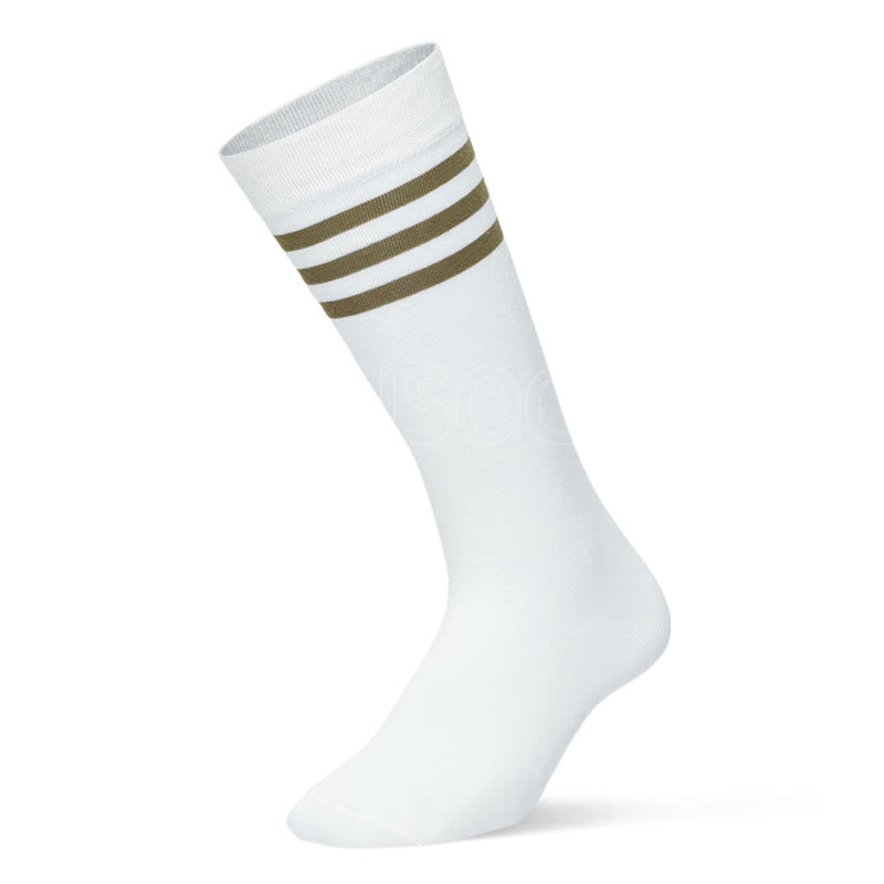 Mixed Color Cotton Plus Size Compression Socks - image 2