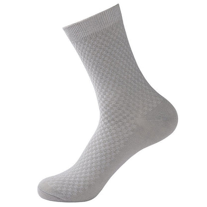 Plusock Bamboo Fiber Quarter Socks(5 Pairs) - Silver Gray - EU41-48(US7.5-13) - image 6