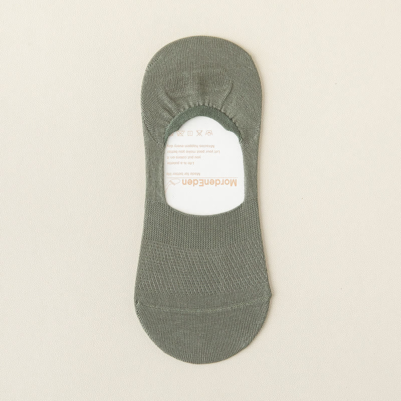 Plus Size Mesh Breathable No Show Socks(5 Pairs)