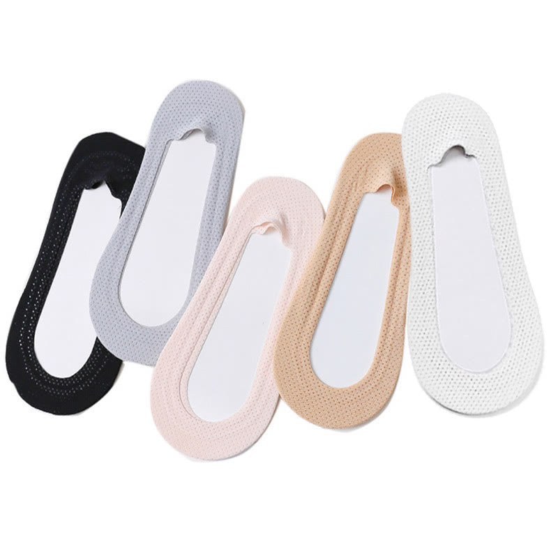 Plus Size Mesh Non Slip No Show Socks(10 Pairs)