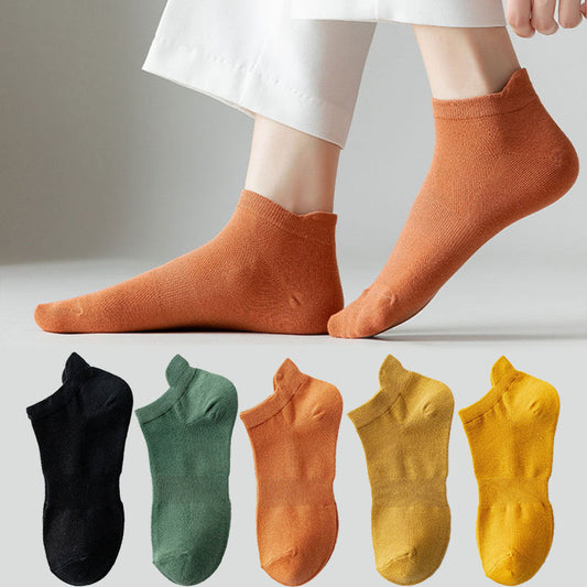 Plus Size Mesh Four Seasons Ankle Socks(10 Pairs)