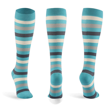 Plusock Striped Series Casual Compression Socks(6 Pairs) - image 11