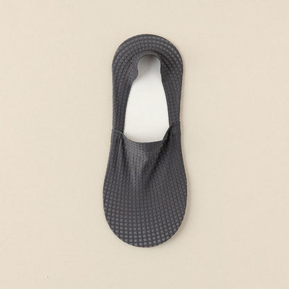 Plus Size Waffle No Show Socks(7 Pairs)