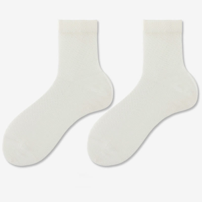 Plus Size Soft Quarter Socks(5 Pairs)