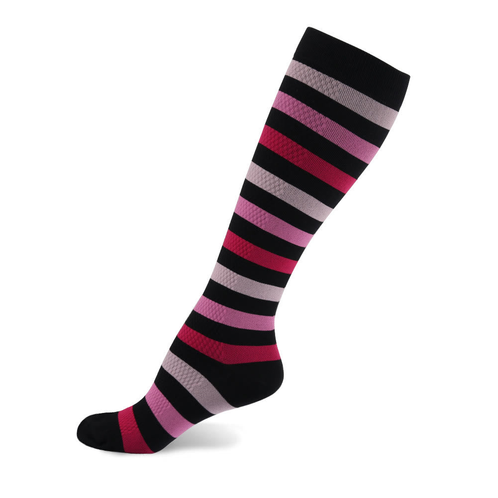 Plusock Striped Series Casual Compression Socks(6 Pairs) - image 15