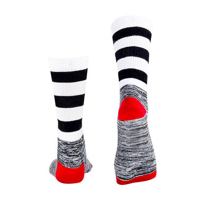 Plusock Black&White Stripes Knee High Cushioned Socks - image 6