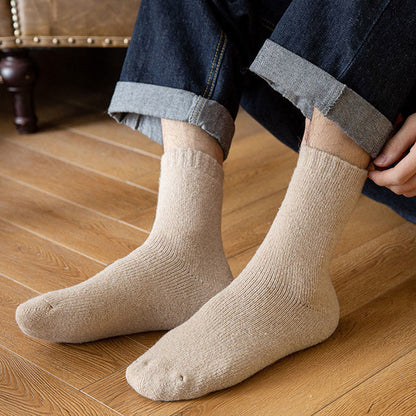 Plusock Plus Size Thick Insulated Heated Winter Crew Socks(5 Pairs) - image 6