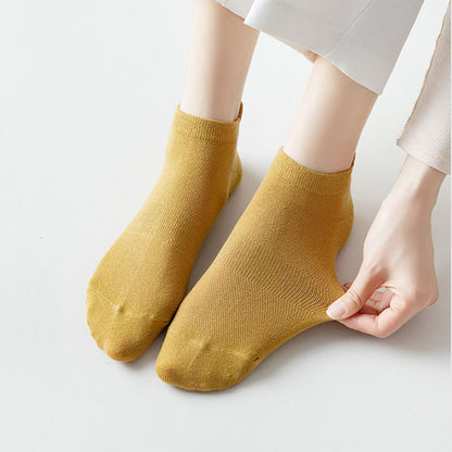 Plus Size Mesh Four Seasons Ankle Socks(10 Pairs)