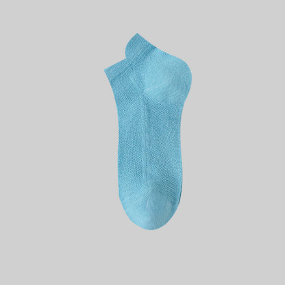 Plus Size Breathable Full Mesh Ankle Socks(7 Pairs)