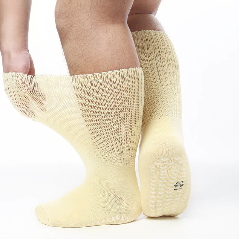 Plus Size Anti Slip Knee High Diabetic Socks(2 Pairs)