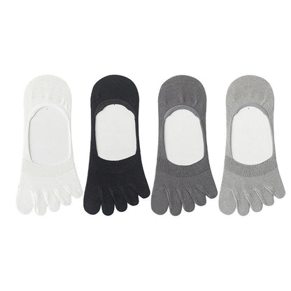 Plus Size Solid Color Alignment Socks(4 Pairs)